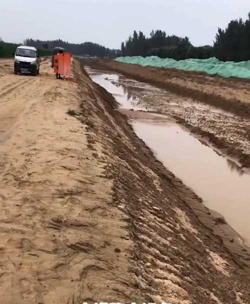 沧州盐山县河道降水